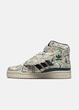 Adidas x jeremy scott forum  wings 1.0 money green