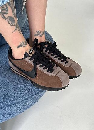 Nike cortez brown black 5