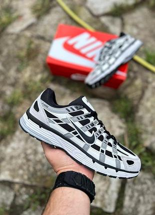 Nike p-6000 termo white gray black 2