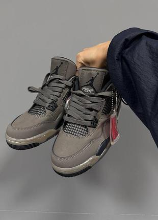 Кроссовки nike air jordan retro 4 cave stone premium