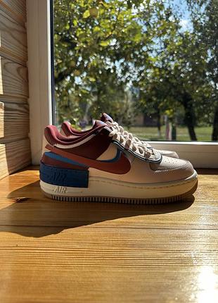 Кросівки nike air force 1 shadow жіночі різнокольорові
