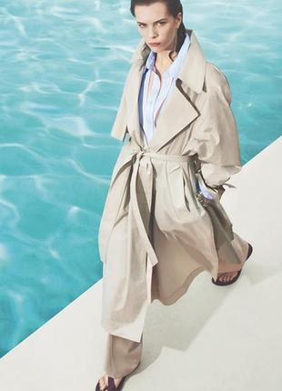 Тренчкот оверсайз від victoria beckham x mango, плащ