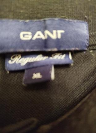 Поло чоловіче gant чорне орігінал 4
