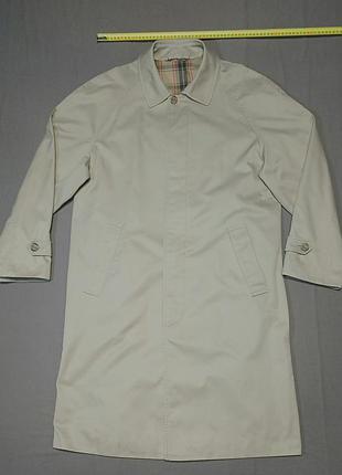 Плечи 50 см st.michael made in korea size 36 серый тренч 35% cotton 65% polyester