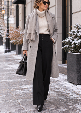 Брюки mac marla top belt — немецкая классика с высокой посадкой