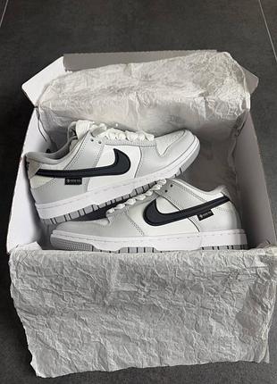 Nike sb dunk low gore-tex grey white 2