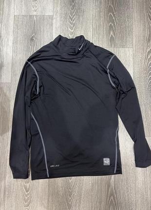 Компресійна кофта nike pro combat , у чорному кольорі , в розмірі м-l