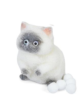 Детская антистресс-игрушка "кошечка" ms 4764(white) размер 9 см