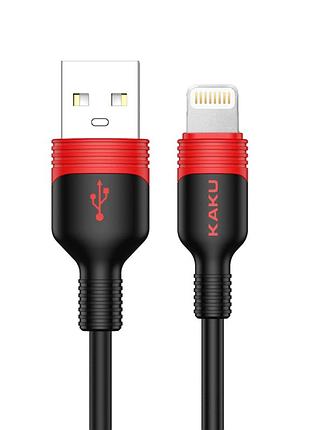 Usb кабель kaku ksc-319 usb - lightning 1m / 3.2a - black