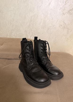 Черевики дитячі zara чорні, розмір 36