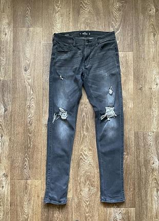 Чоловічі джинси hollister stacked skinny original