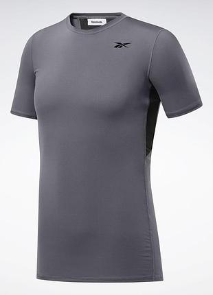 Компресійна чоловіча футболка reebok wor ss comp (арт. fp9119)