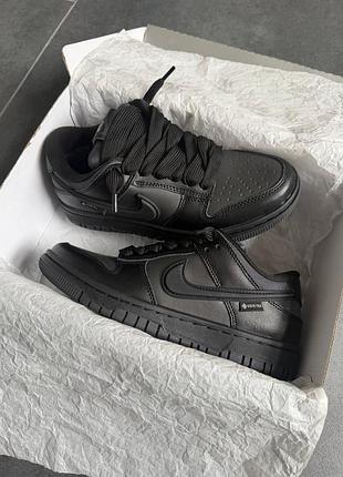Nike sb dunk low gore-tex black