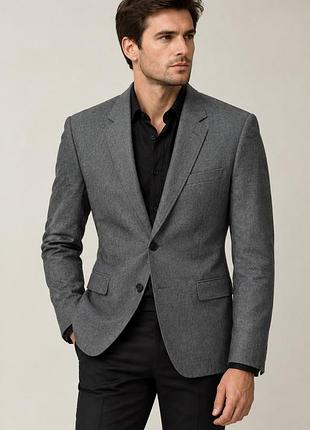 Піджак чоловічий hugo boss сірий