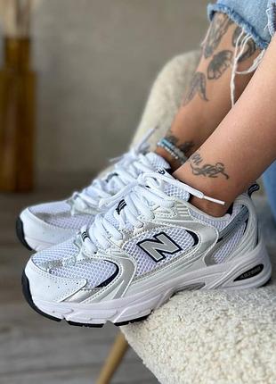 Nb 530 white silver blue 3