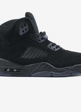 Jordan 5 black dark blue gum 5