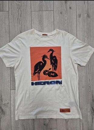 Футболка чоловіча heron preston біла l