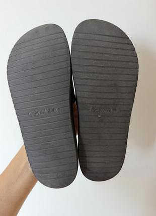 Шльопанці calvin klein чорні 5