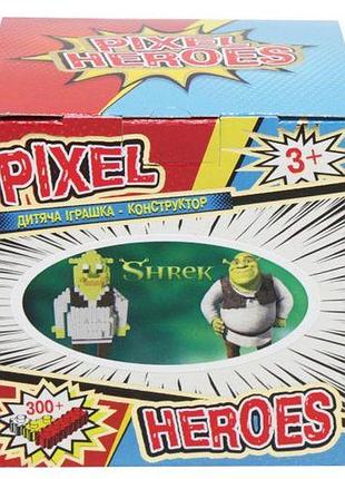 Конструктор "pixel heroes: шрек", 491 дет.