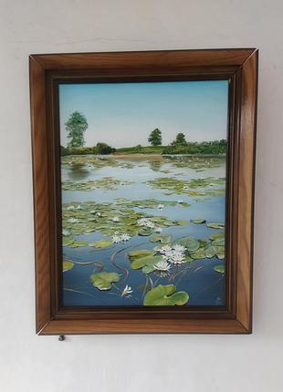 Картина холст,масло.нач.90х.20в.