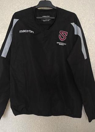 Вітровка чоловіча macron servette rugby geneve xs чорна