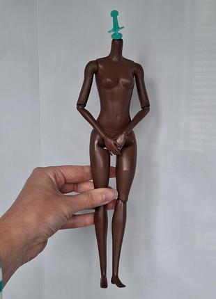 Темно-коже шарнирное тело, барби экстра, mattel, barbie hkp93