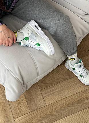 Nike jordan retro 4 ”white green” 4