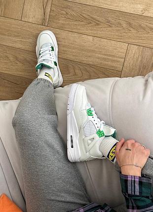 Nike jordan retro 4 ”white green” 6