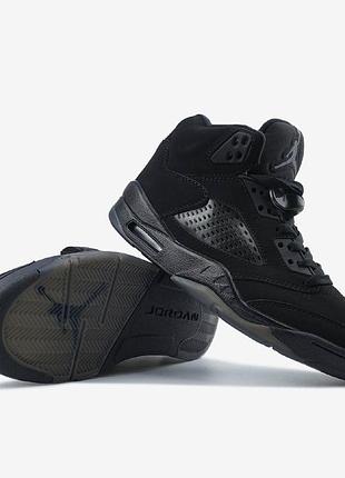 Jordan 5 black dark brown gum