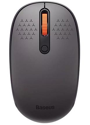 Миша бездротова baseus f01b tri-mode bluetooth + 2.4g (b01055503833) gray