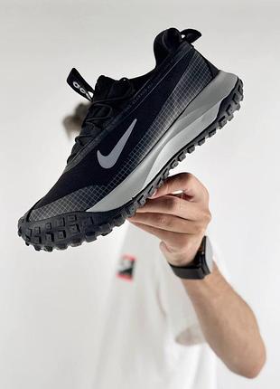 Мужские кроссовки nike acg mountain fly low#x black grey