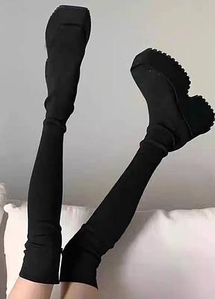 Ботфорты на платформе y2k dollskill