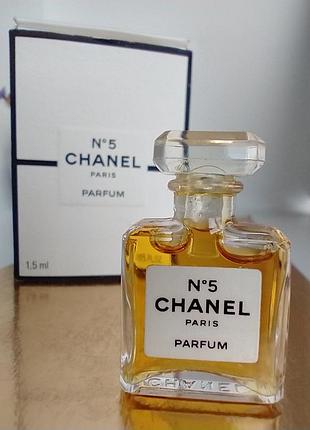 Духи chanel 5 миниатюра 1,5 мл винтаж