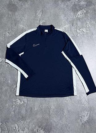 Спортивна кофта зіп nike xl розмір оригінал стан ідеал темно-синя чоловіча