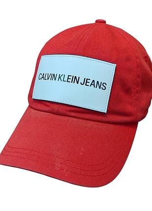 Кепка calvin klein jeans червона
