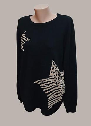 Джемпер женский dorothy perkins черного цвета размер l - xl