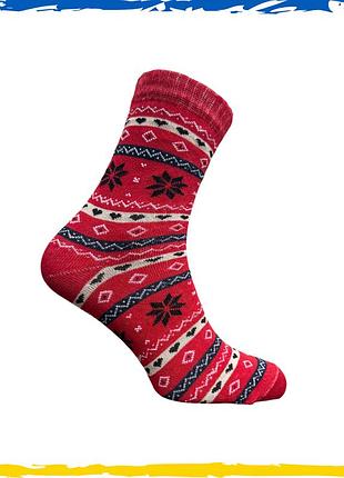 Носки новогодние женские легкие с разными рисунками (сніг) 36-40