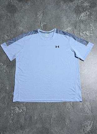 Спортивна футболка under armour 2xl розмір оригінал стан ідеал блакитна чоловіча