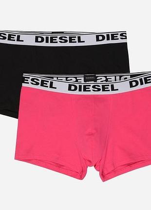 Труси-шорти diesel umbx-korytwopack boxer 2pack 00cgdh/rqarz/e4105 xs черный/бордо (8053837524296)