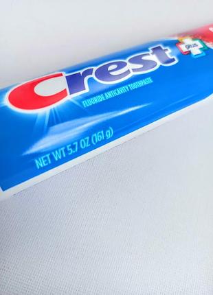Уникальная зубная паста crest cavity protection regular paste Ausa 161 г до 2029гр.