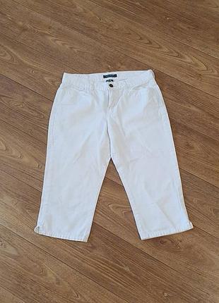 Белые капри lauren ralph lauren petite 2p оригинал хлопковые бриджи
