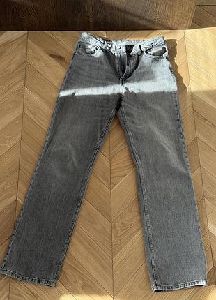 Джинси жіночі zara сірі прямі