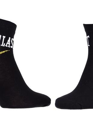 Носки everlast quarter socks 3 pair черный уни 35-40