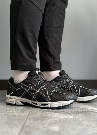 Кроссовки asics gel-kahana 8 black white gore-tex
