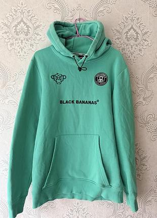 Худі чоловіче black bananas утеплене м'ятне