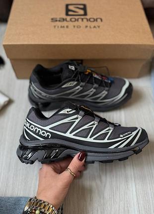 Кроссовки salomon xt-6 gore-tex grey 2