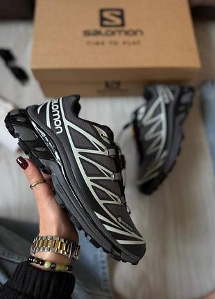 Кросівки salomon xt-6 gore-tex grey