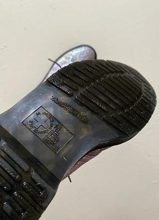 Туфлі rainbow glitter dr martens 7