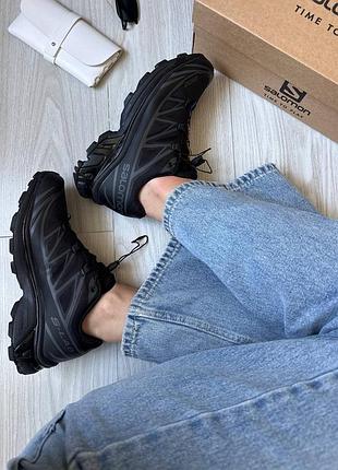 Кроссовки salomon s/lab xt-6 triple black 8