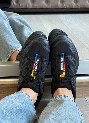 Кроссовки salomon s/lab xt-6 triple black 6